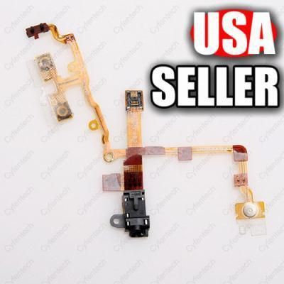 Earphone Jack Power Volume Switch Flex Cable iPhone 3G  