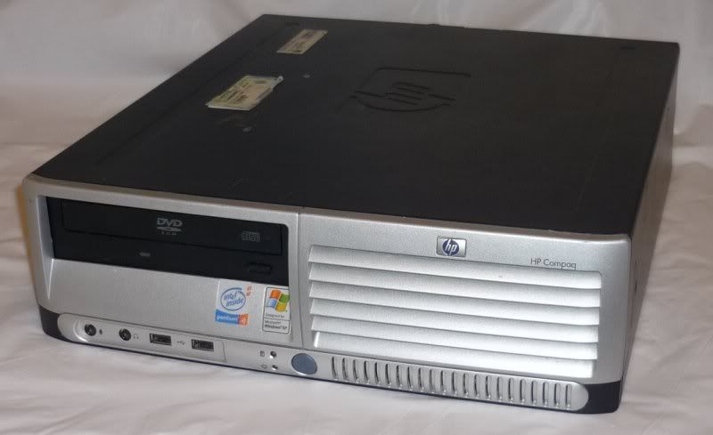 HP BUSINESS DC7600 SFF DESKTOP PC Intel P4 2.8 Ghz 512MB RAM HTPC XP 