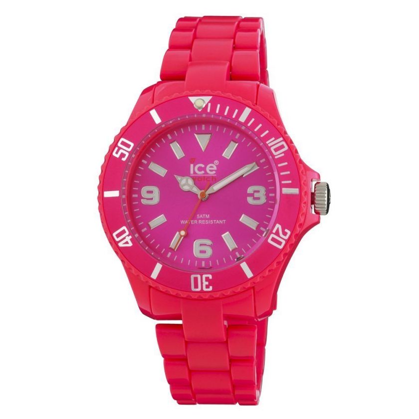 Ice Watch Womens CFPKBP10 Classic Fluo Pink Polycarbonate Watch 