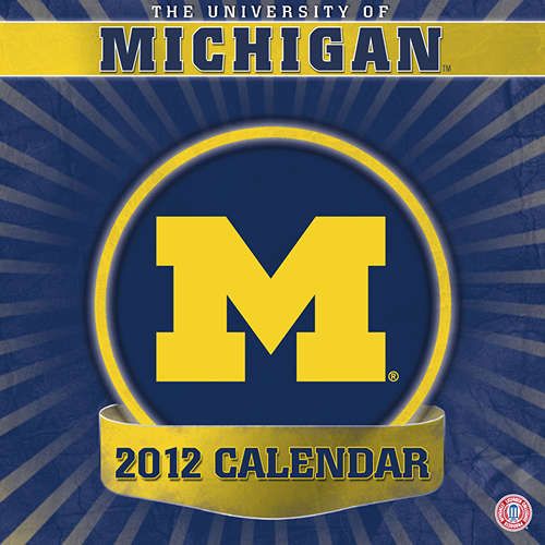 Michigan Wolverines 2012 Desk Calendar 1436089700  