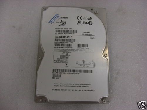 Seagate ST34573LC 4.55 GB Hard Drive TESTED  