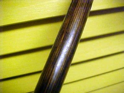 ANTIQUE STERLING SILVER SPLIT TOP WALKING STICK CANE 34 1/2 LONG 