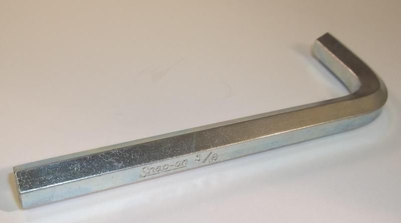 New Snap on 3/8 Allen Wrench Length AW12  