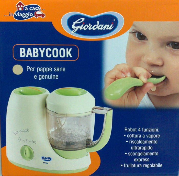 Cuoci pappa scaldabiberon BABY COOK 4 in 1 da GIORDANI  