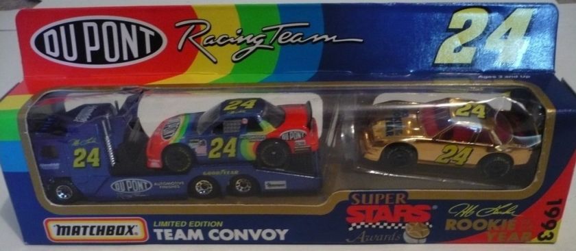 MATCHBOX JEFF GORDON #24 ROOKIE TEAM CONVOY 1993  