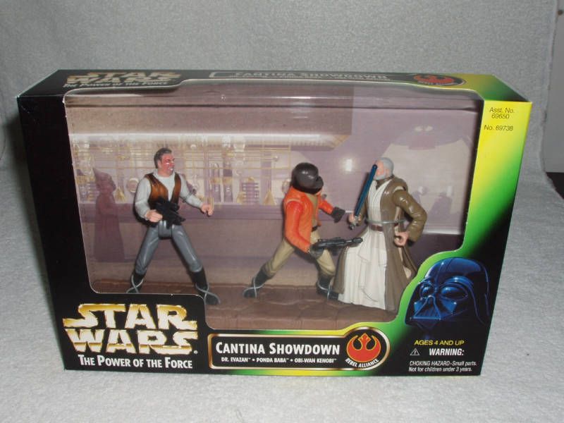 Star Wars POTF2 Cinema Scene CANTINA SHOWDOWN NIB  