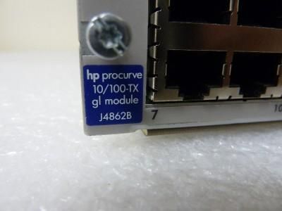 HP ProCurve 4108gl 4104gl 24 Port Module 100Mbps J4862B with a 30 Day 