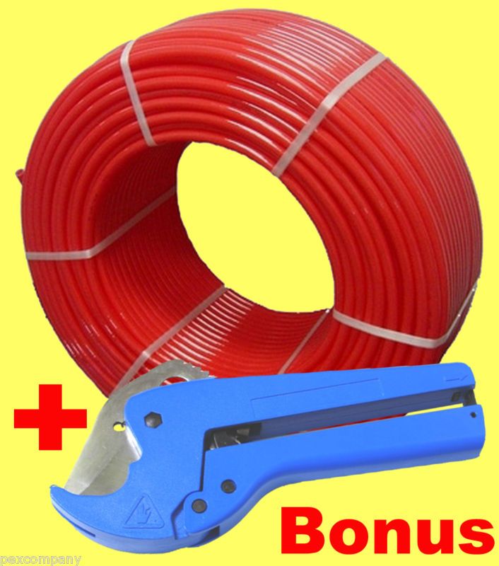 1000 PEX Tubing O2 Barrier Radiant Heat +Cutter  