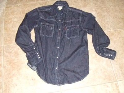 levis denim shirt xl  