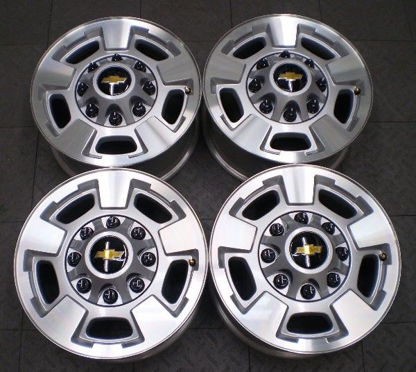 2011 CHEVY 2500 3500 SILVERADO 17 FACTORY ALLOY OE WHEELS RIMS (4 