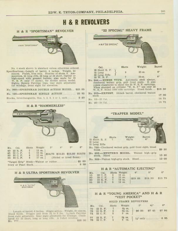 Original Full Page Advertising from the Edw K. Tryon Co Catalog 