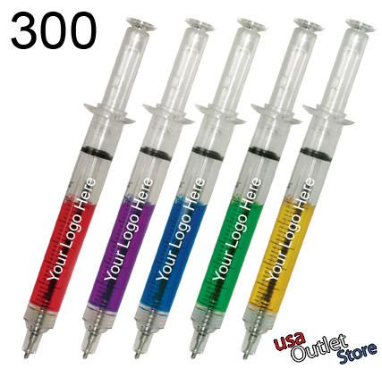 Lot 300 Personalized Syringe Pens  