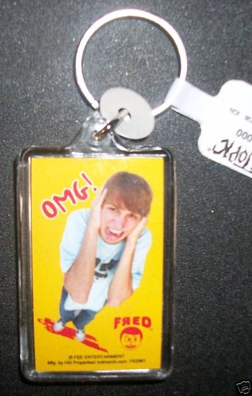 FRED FIGGLEHORN yellow Fred OMG keychain Hot Topic NWT  