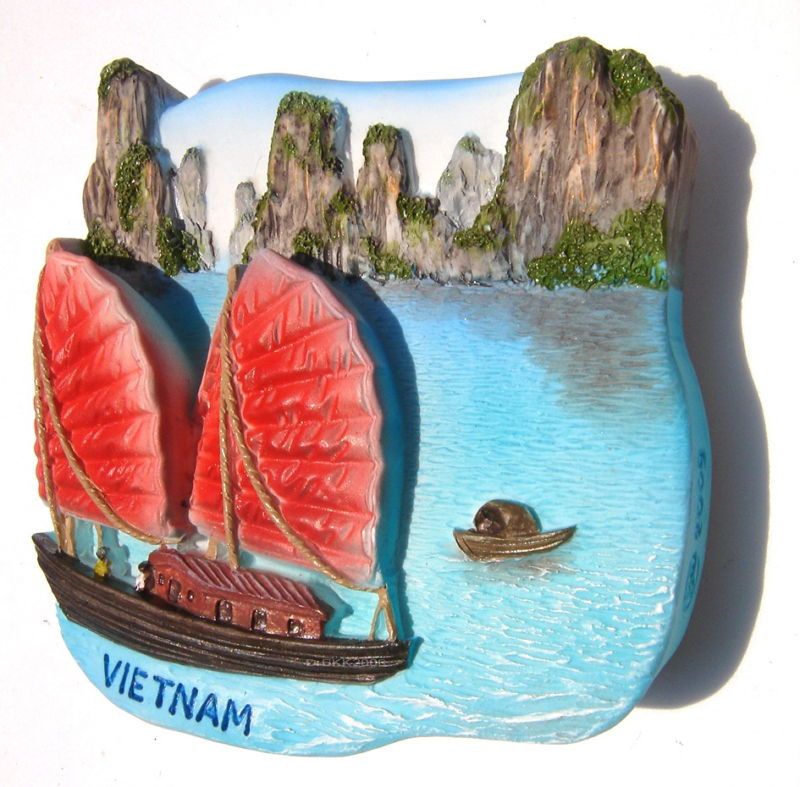 Halong Bay,Hanoi,VIETNAM,Resin 3D Fridge Magnet  