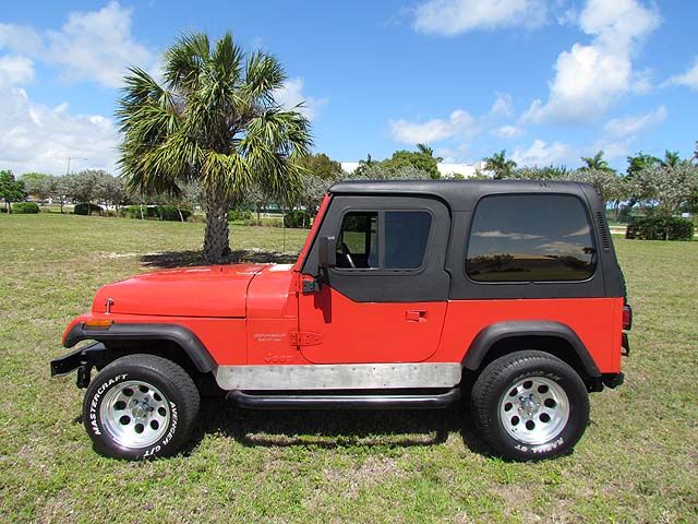 This hard top is powered by a 4.2 liter inline 6 mated to an 