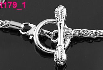 10pcs Lobster Ring Clasp Bracelet Fit charm bracelet t179_1  