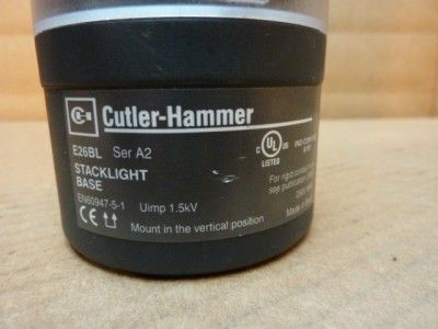 Cutler Hammer Stacklight E26BL EN60947 5 1 #21574  