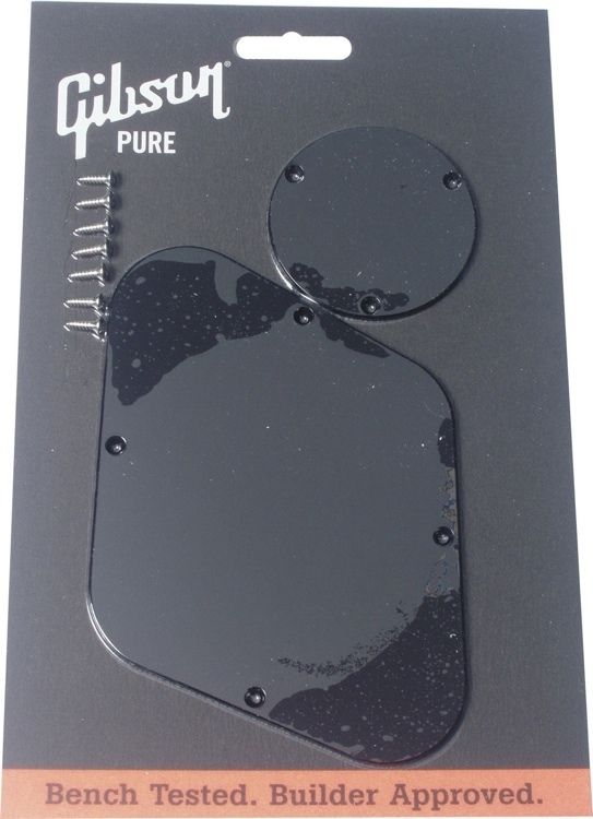 Gibson Pure LP Back Plates   Black PRDK 030 Backplates 711106550909 