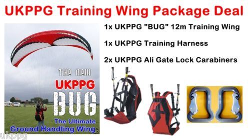 Ground Handling Wing & Harness Paraglider Paramotor  