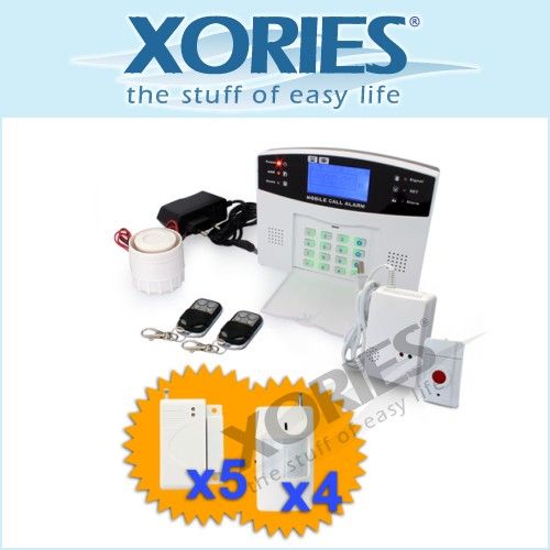 Wireless GSM Home Security System Auto dial LCD Panic