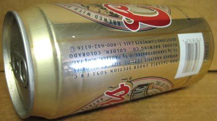 COORS NON ALCOHOLIC MALT BEVERAGE Beer CAN, COLORADO  