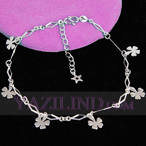 chain with four leaf clover anklet/ ankle bracelet TA10  