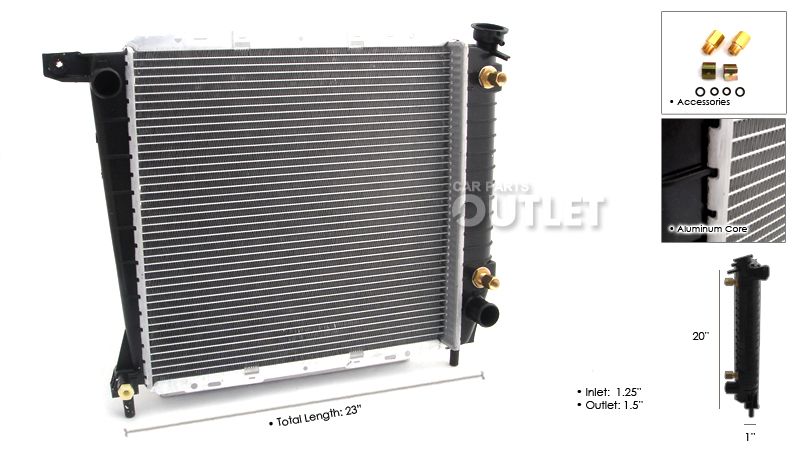 85 94 FORD RANGER 2.0 2.3 L4 AT RADIATOR 86 87 88 89 90  