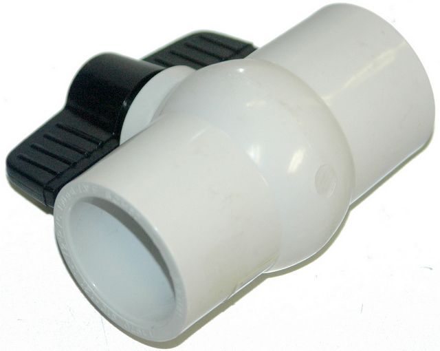 Solvent PVC ball valve 1 1/2 P200S  