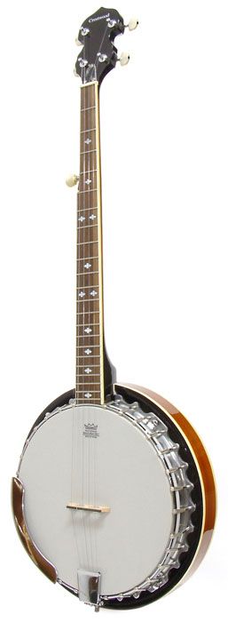 NEW Crestwood 5 String 30 Bracket Banjo with Remo Head  