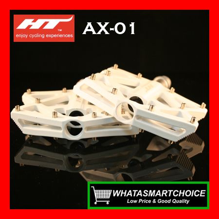 NEW AX01 WHITE Mountain & BMX Bicycle Bike Pedals  