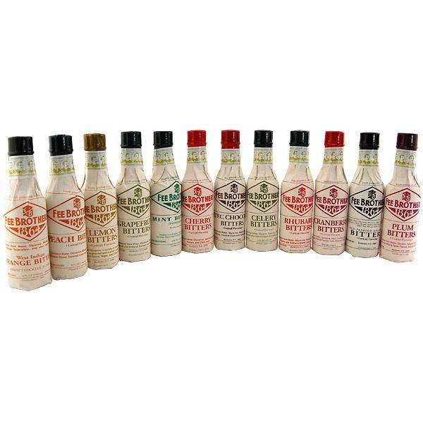 Fee Brothers Bar Cocktail Bitters 12 Bottle Set  845033048090  