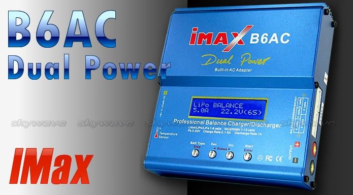 Balance Charger iMAX B6 Lipo NiMH battery B6AC Adapter Stock US  