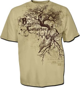 Bone Collector ~ TREE SKULL ~ Mens T Shirt Hunting NEW  