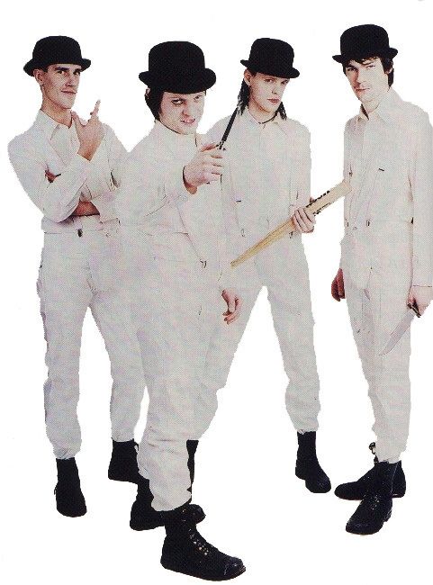 CLOCKWORK ORANGE Bowler Derby Hat Suspender Costume  