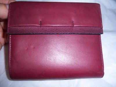 Buxtons New Yorker Cardex Attache Leather Wallet,burg  