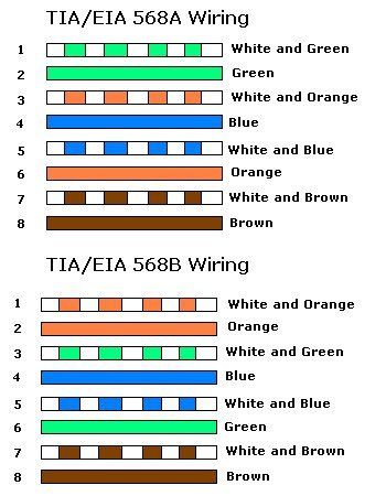   jack connections, for the best result use straight network CAT5 cable