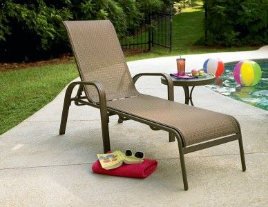 Garden Oasis Grandview Sling Chaise Lounge  