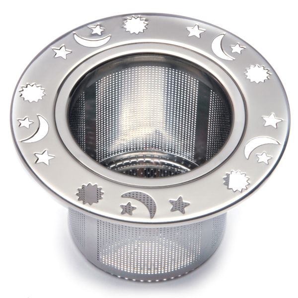 Norpro 5549 Decorative Laser Cut Stainless Steel Tea Strainer 