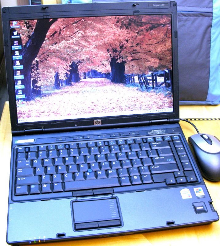 VERY FAST HP COMPAQ NC6400 LAPTOP DUAL CORE MASSIVE 7200RPM 500GB HD 