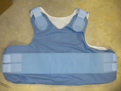 NEW MALE PACA CONCEALABLE ARMOR CARRIER LIGHT BLUE LOT OF 100 SIZES 