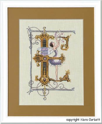 Letters from Nora Corbett cross stitch pattern new A   M Mirabilia 