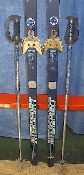 Cross Country 79 Skis 3 pin 205 cm +Poles KARHU  