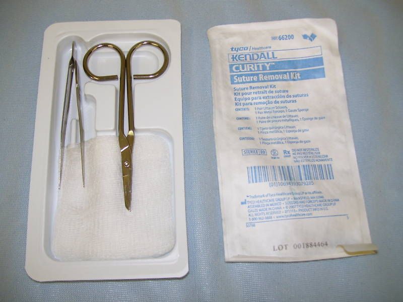 Suture Removal Kit Kendall #66200 Sold EACH  