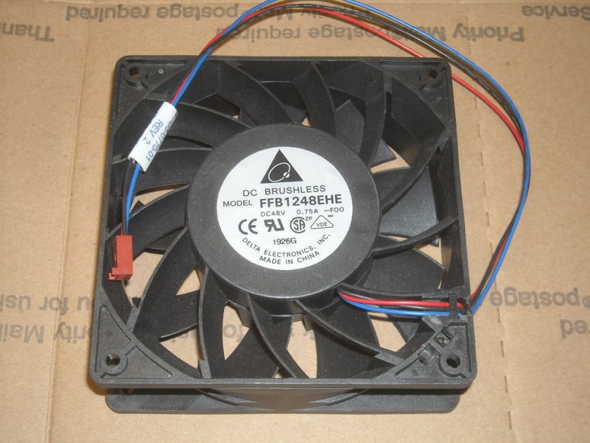 48V DC BRUSHLESS FAN DELTA ELECTRONICS FFB1248EHE 120mm  