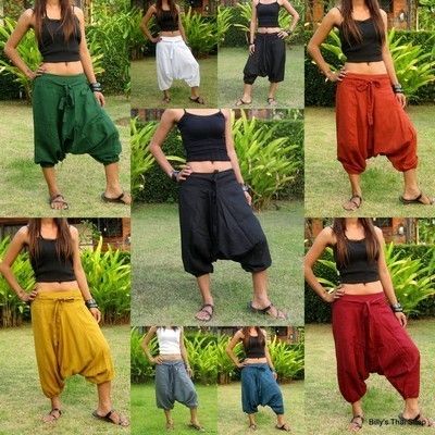 Capri Short * Harem Pants *Trouser*Yoga*Boho*Baggy*Gypsy*Hippie 