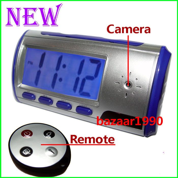 Digital Alarm Clock DVR SPY Camera Video Audio Recorder  