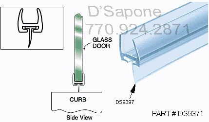   Door Sweep ( Plastic piece on bottom of the shower door ) DS9371