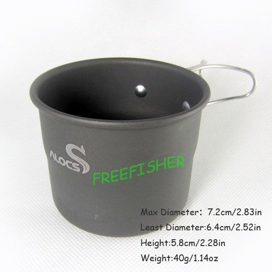 New Outdoor aluminum mug for Camping/fishing /picnic Volume 150ml TW 