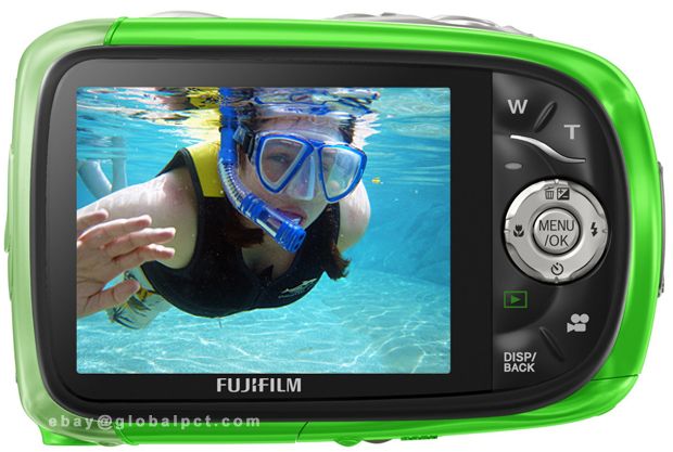 FUJI XP10 12MP WATERPROOF DIGI CAMERA 4SD+5BONUS GREEN 74101009910 