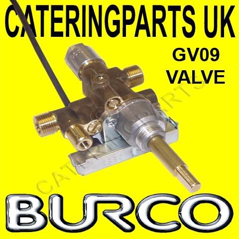 GV09 BURCO DEAN LPG PROPANE BOILER TEA URN GAS VALVE  